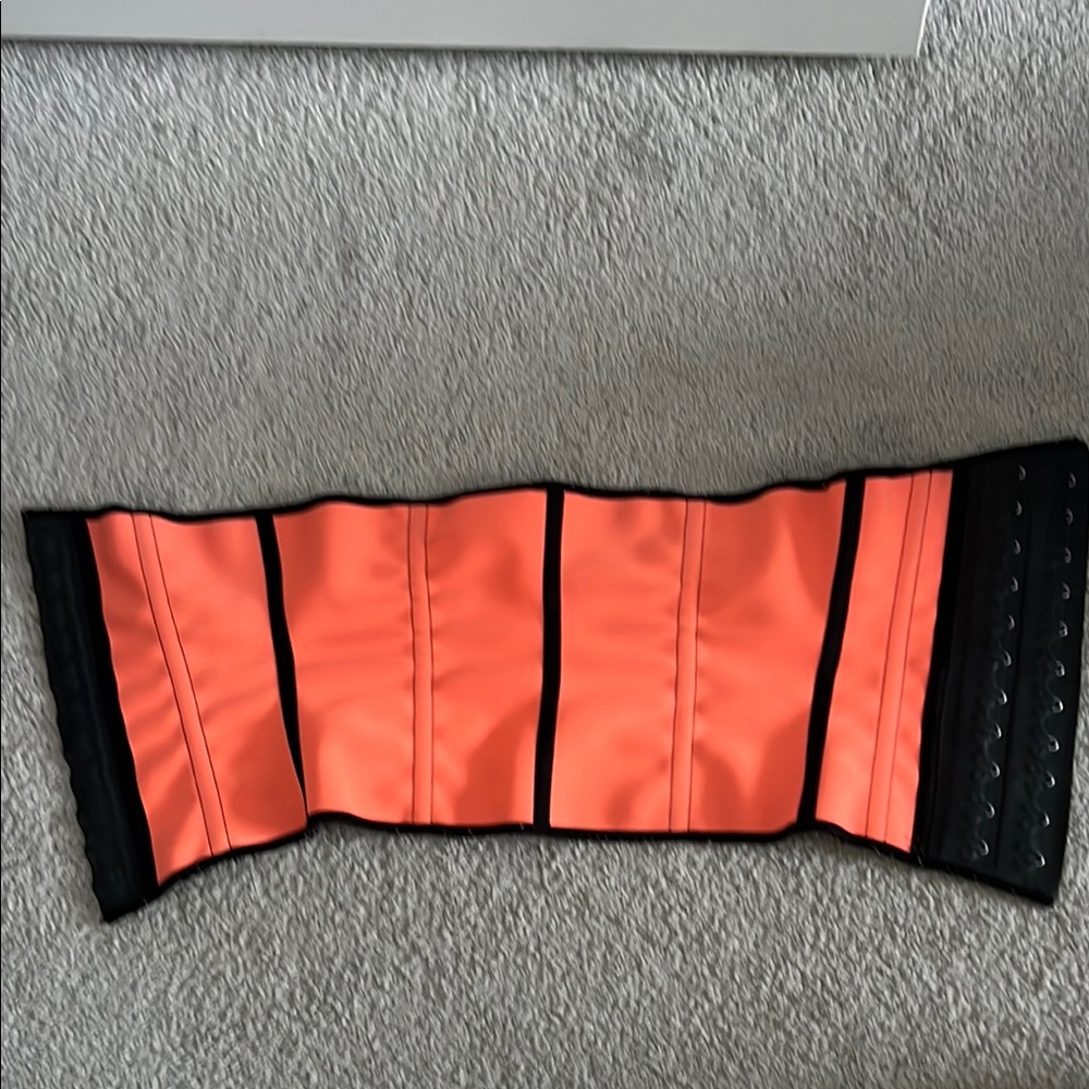 Orange and Black Waist Trainer